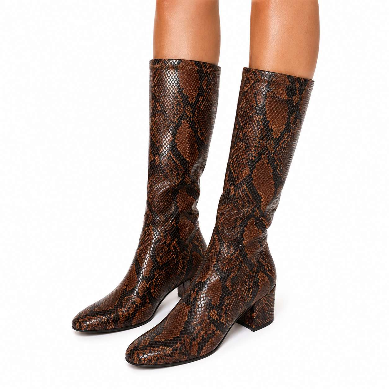 Y2k Brown Aldo Chunky Heel