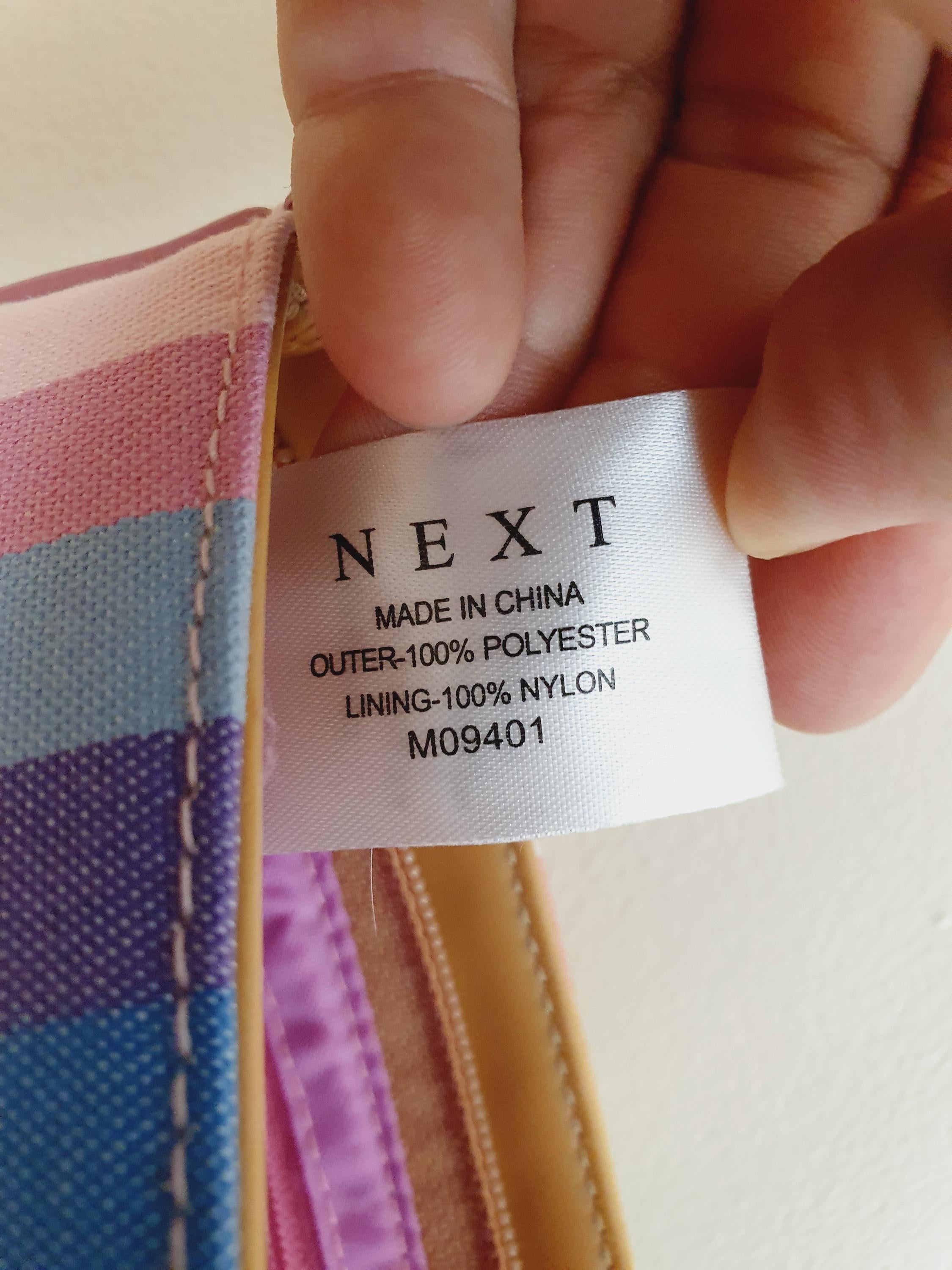 Y2k Rainbow Striped Baguette And Purse