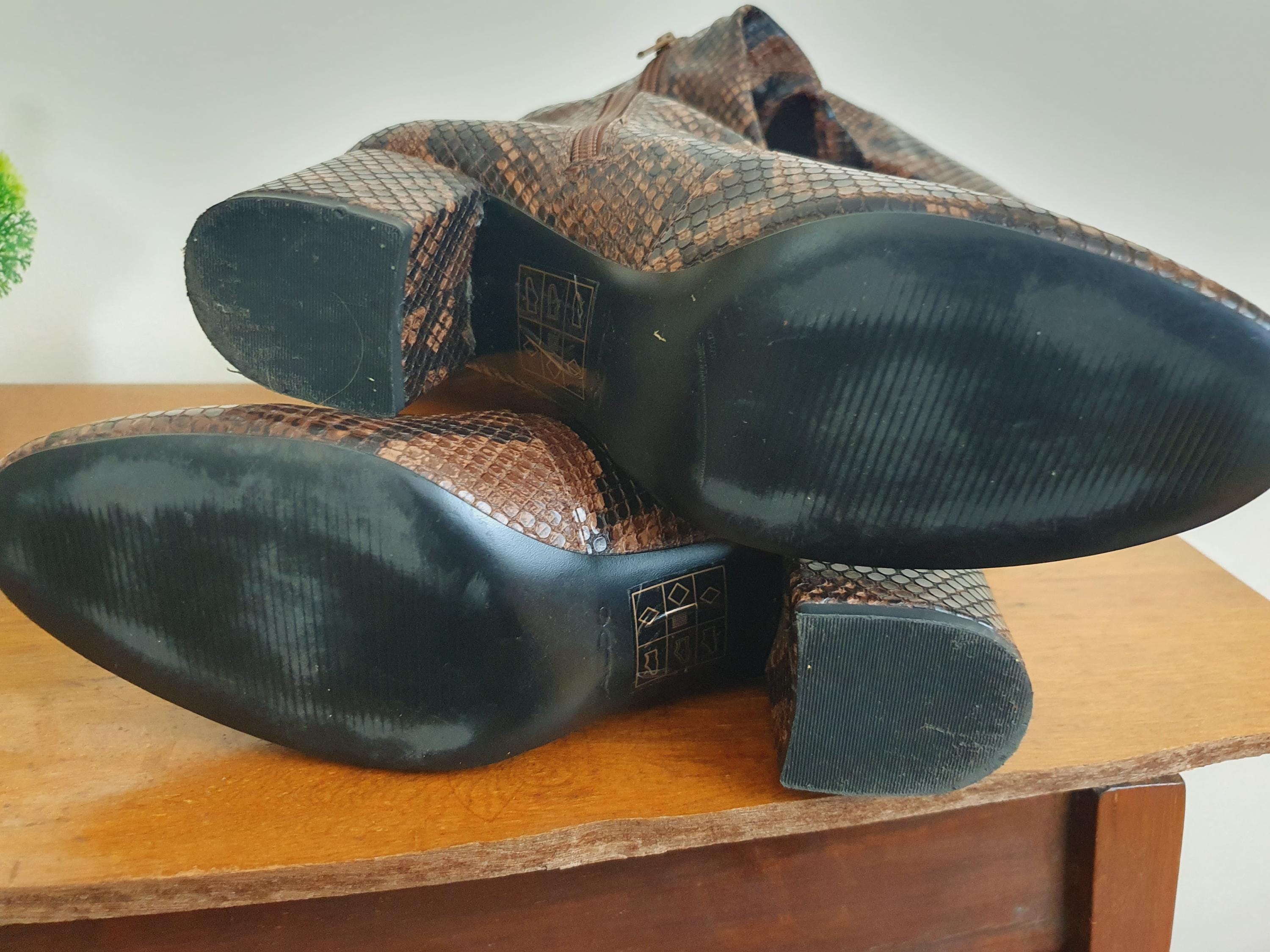 Y2k Brown Aldo Chunky Heel
