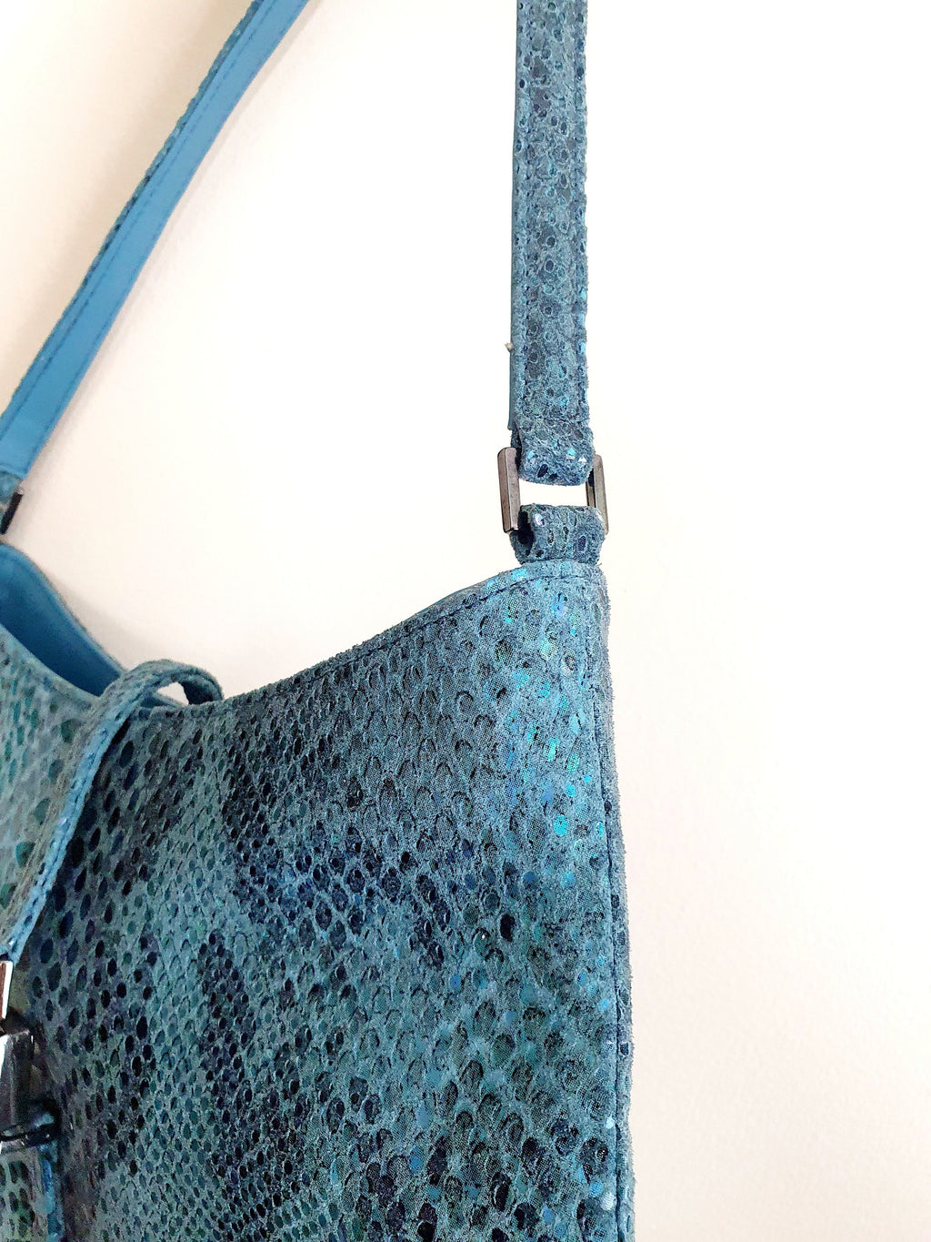 Y2k Leather Mermaid Purse Baguette