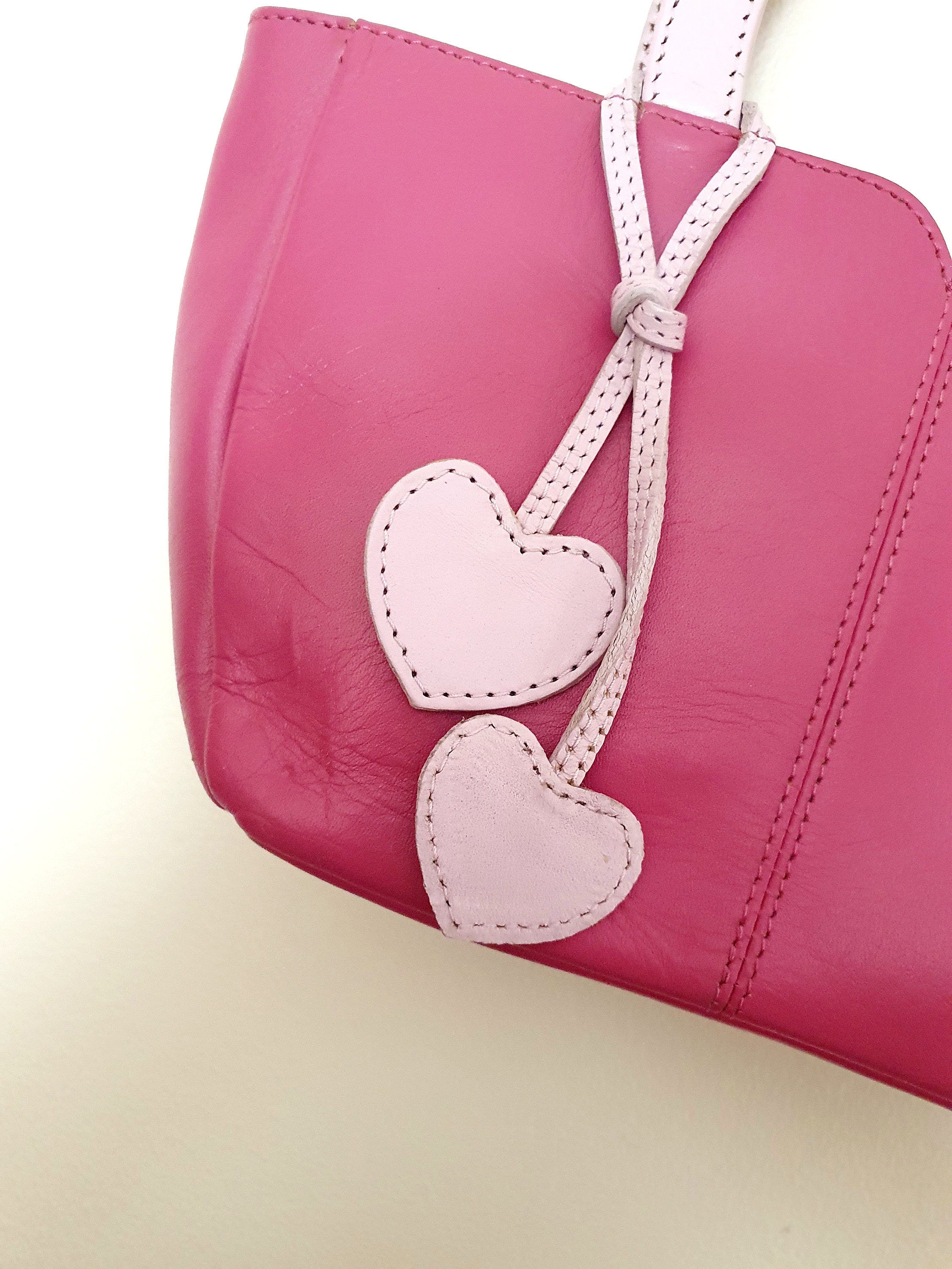 Y2k Pink Jane Shilton leather Bag