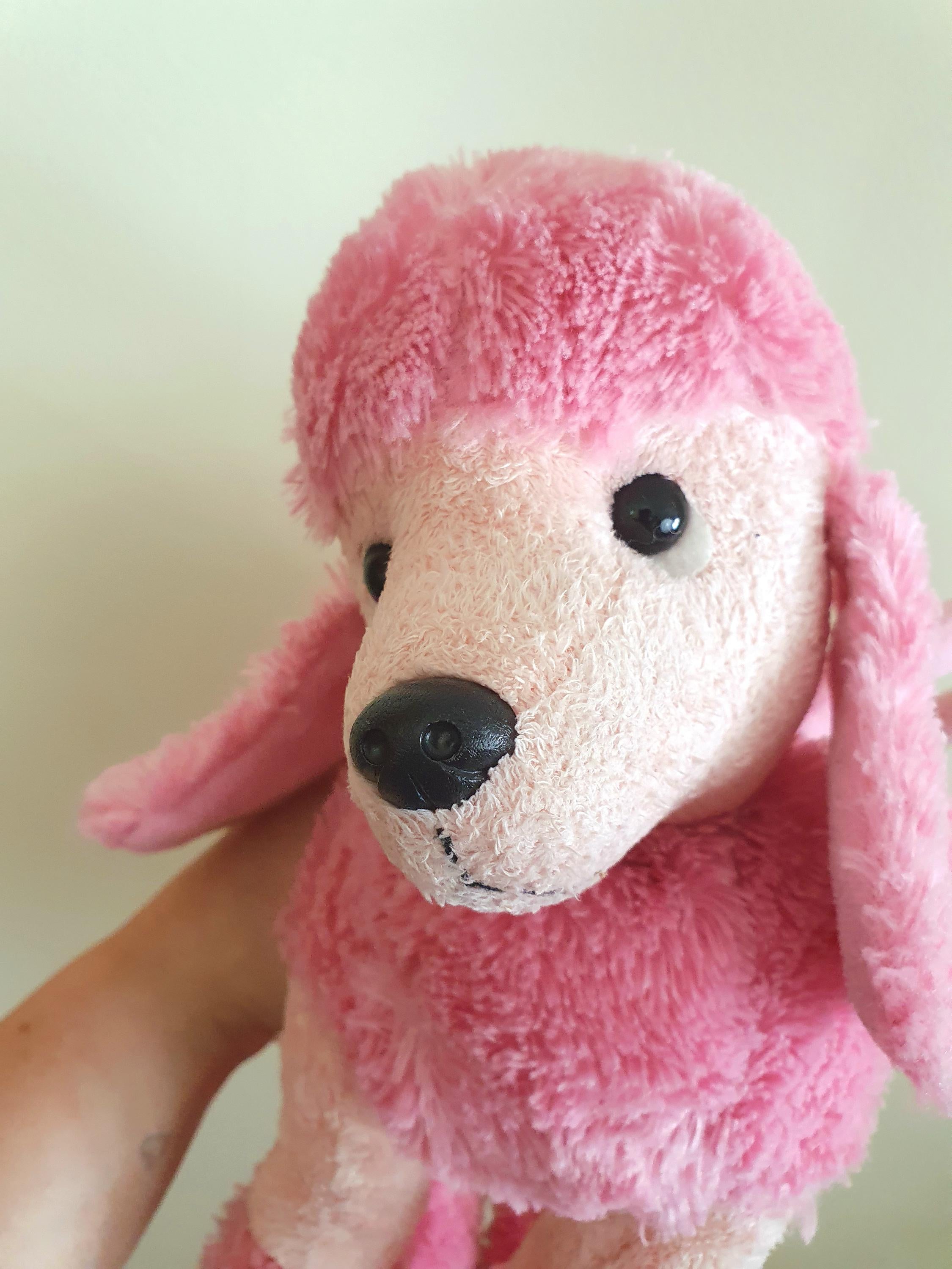 Rare y2k Plush Pink Poodle Purse