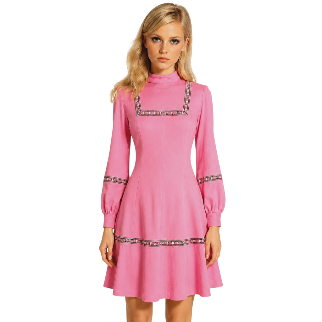 Vintage 1970s Midi Dress