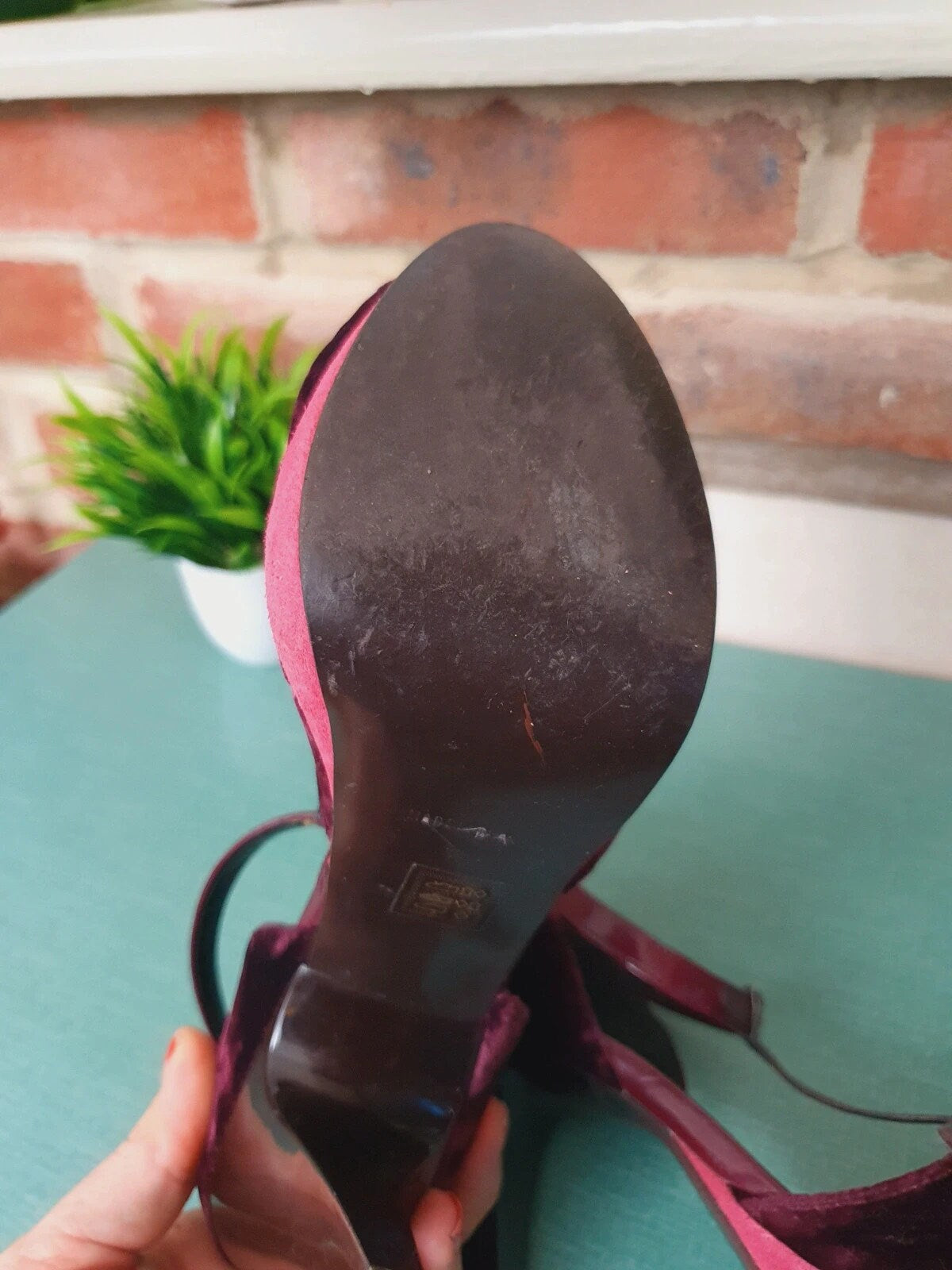 90s Purple Velvet Stiletto Heels