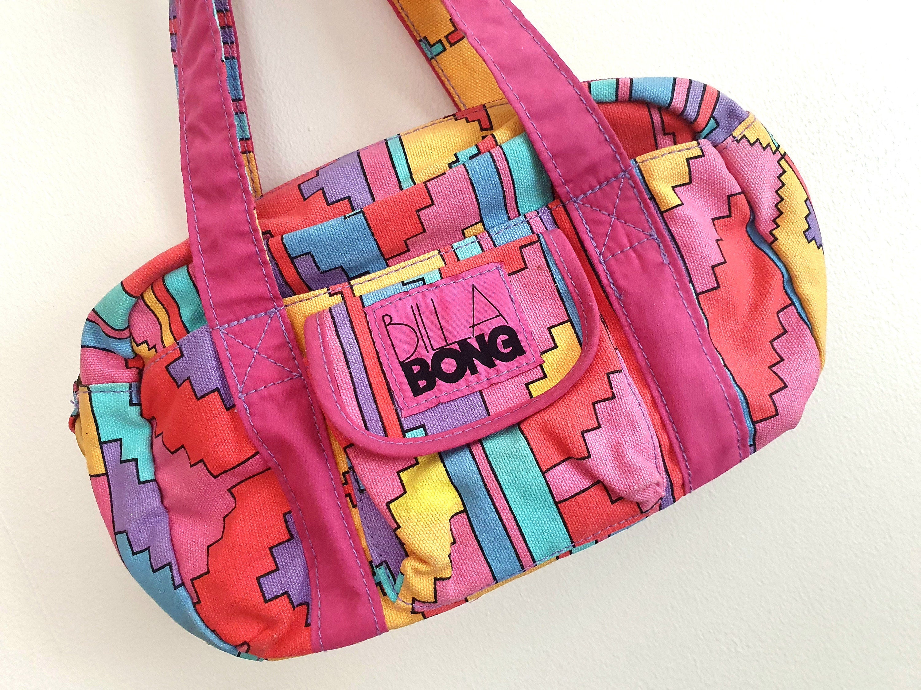 90s Y2k Colourful Billabong Handbag