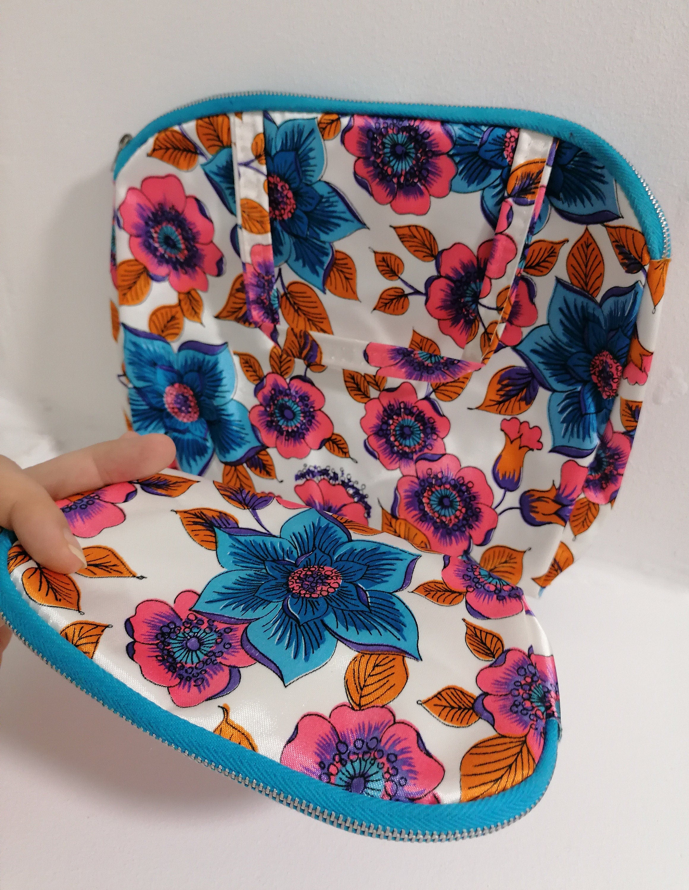60s Deadstock 2 Piece Make Up Bags