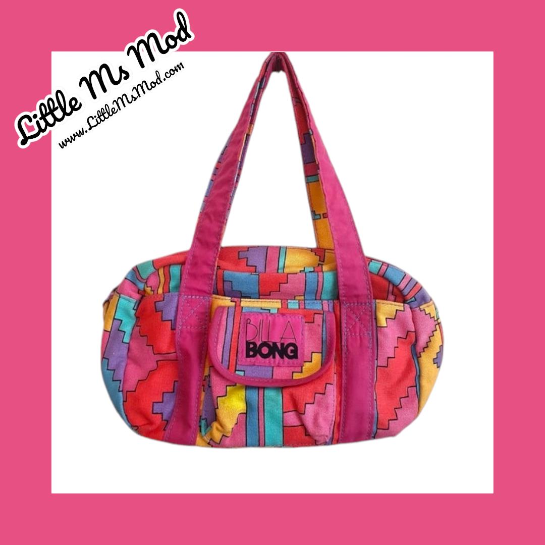 90s Y2k Colourful Billabong Handbag