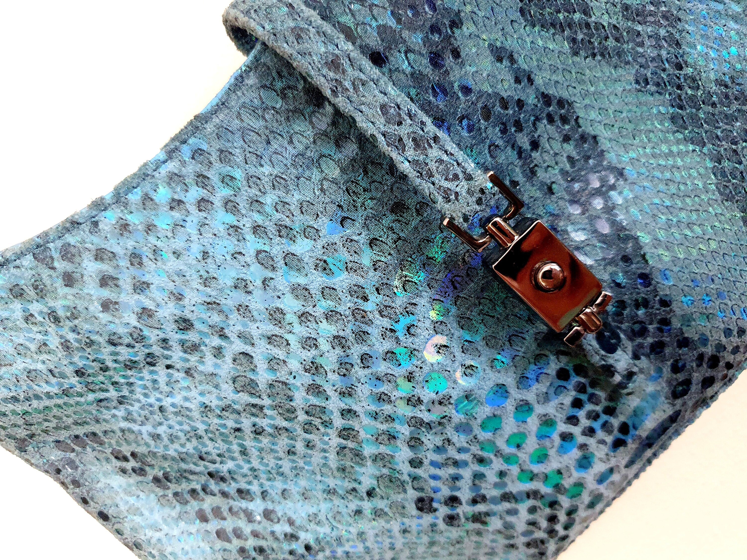 Y2k Leather Mermaid Purse Baguette