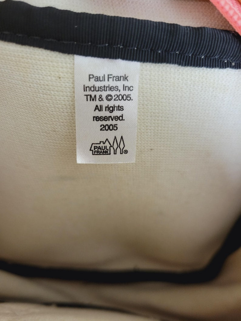 Vintage 2002 Paul Frank Mini Tote Bag